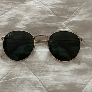 Ray Ban Round Metal Sunglasses - WORN ONCE